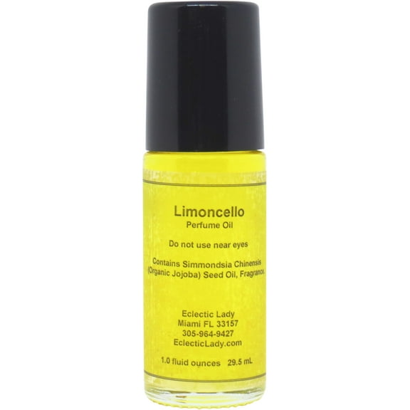 Limoncello Perfume Oil, 1.0 Oz Portable Roll-On Fragrance