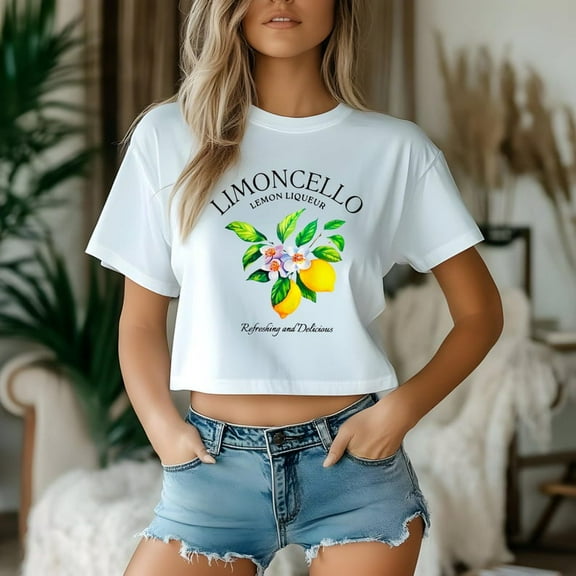 Limoncello Shirt, Amalfi Coast Italy Lemons T-Shirt, Lemon Shirt, Exotic Fruit Lover Tee