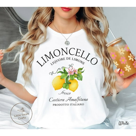 Limoncello Shirt, Amalfi Coast Italy Lemons T-shirt TH210573
