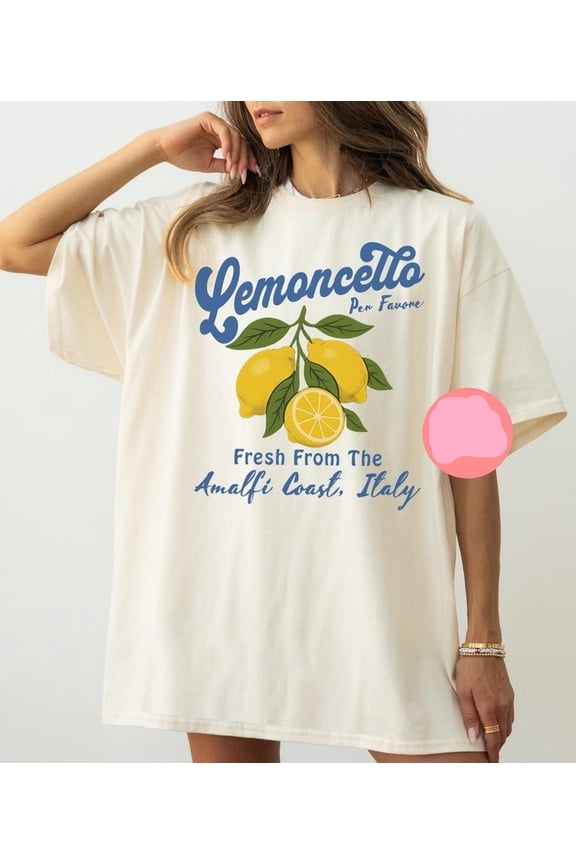 Limoncello Shirt, Amalfi Coast Shirt, Italian Lemons T-shirt, Positano Shirt, Italy Vacation Shirt