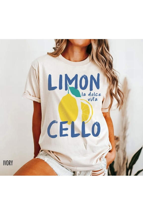 Limoncello Shirt, Lemon Shirt, Amalfi Coast, Italy TShirt, Vacation T-Shirt, Preppy Shirt