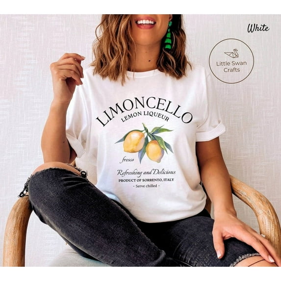 Limoncello Shirt, Sorrento Italy Lemons T-shirt, Unisex Tee TH210576