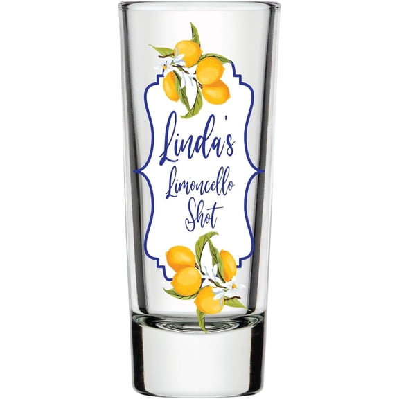 Limoncello Shot Glasses | Custom Italian Glasses Set | Handmade Glass Set | Personalized Small Drink Glasses