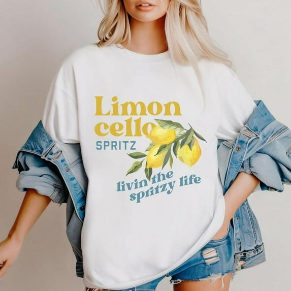 Limoncello Spritz Shirt, Lemon Summer Tee, Refreshing Citrus Graphic Shirt, Lemon Spritz Shirt, Trendy Summer Shirt, Cute Vacation Outfit