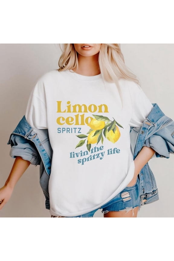 Limoncello Spritz Shirt, Lemon Summer Tee, Refreshing Citrus Graphic Shirt, Lemon Spritz Shirt, Trendy Summer Shirt, Cute Vacation Outfit