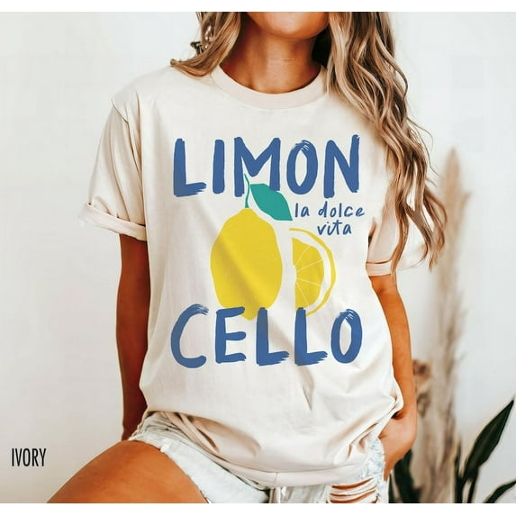 Limoncello T-Shirt, Lemon Shirt, Amalfi Coast, Italy TShirt, Vacation T-Shirt, Preppy Shirt, Lemons Tee, Cocktail T Shirt, Retro Graphic Tee TH270501