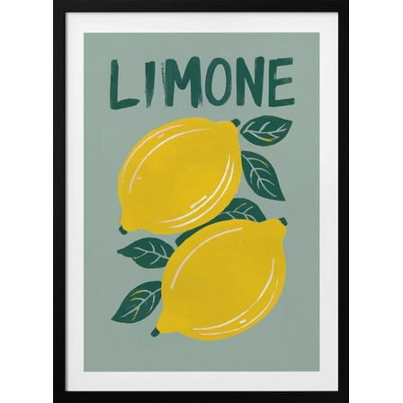Limone Framed Art Modern Wall Decor