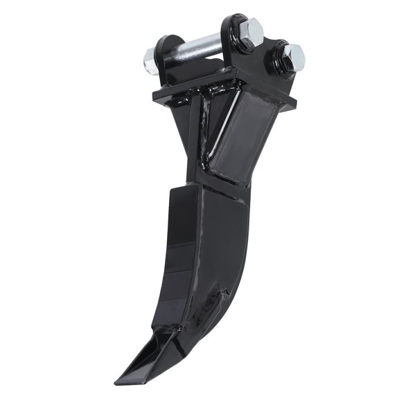 Limorve Carbon Steel Single Hook Mini Excavator Ripper Attachment for 11.5Ton Excavators, DualPin QuickInstall Backhoe Digger Tooth for Breaking Loosening Hard Soil Rock Landscaping