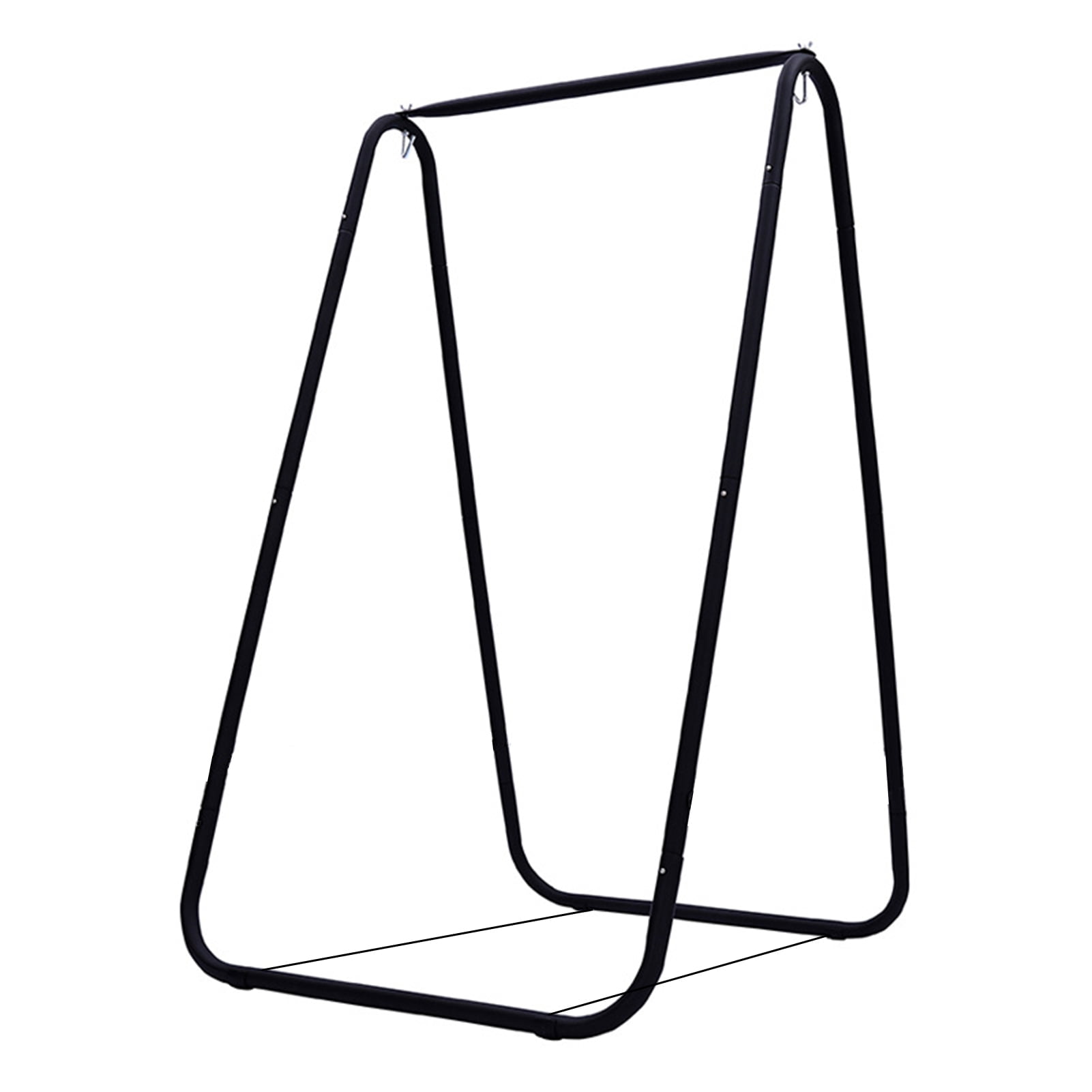 Black Metal A-Frame Hammock Chair Stand