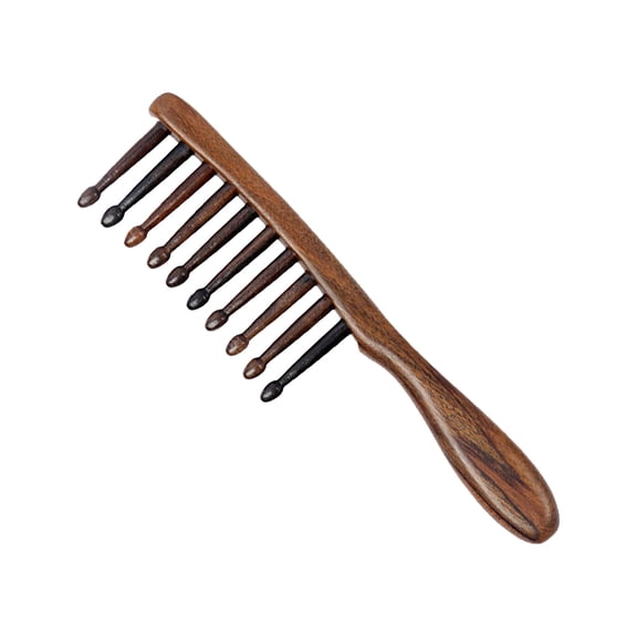 Limorve Massage Comb,Sandalwood Scalp Massage Comb Wide Teeth Anti-static Hair Growth Men Women Head Massager Brush Wooden Manual Gua Sha Comb(Random Color)