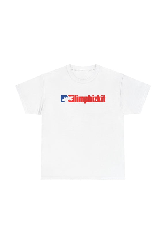 Limp Bizkit Nu Metal Rap Rock T Shirt Black White Nostalgia Cotton Tee - White / L