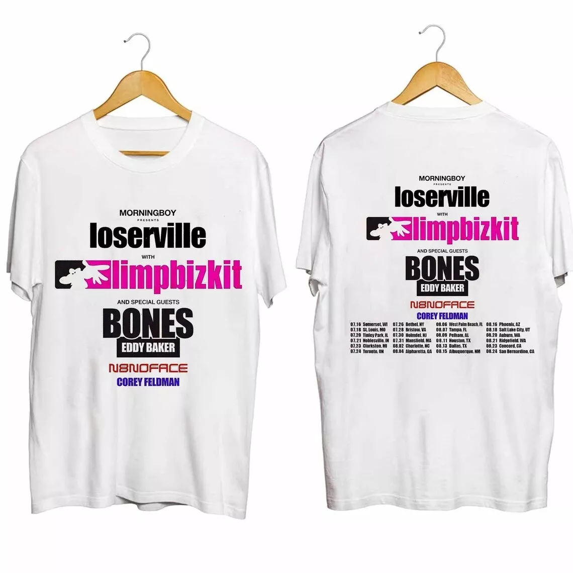 Limp Bizkit 2024 Loserville Tour Shirt, Limp Bizkit Band Shirt