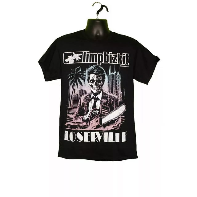 Limp Bizkit LOSERVILLE 2024 Chainsaw Zombie Tour Shirt Never Worn! S5XL