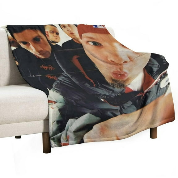 Limp Bizkit Luxury Flannel Blanket - Super Soft Anti-Static Plush Warm Blanket for Sofa Bed - Extra Large Cozy Blanket for Men and Women, Home Decor Gift.