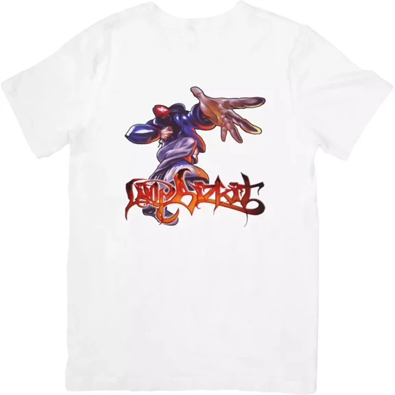 Limp Bizkit Music Fit for Men & Women Quality Cotton T-Shirt White.