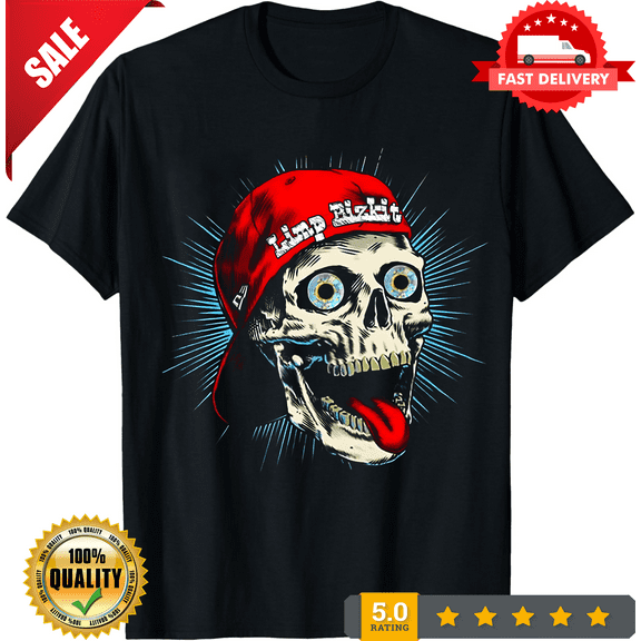 Limp Bizkit Shirt Black Cotton Unisex Short Sleeve T-Shirt, LIMITED EDITION-TH66145