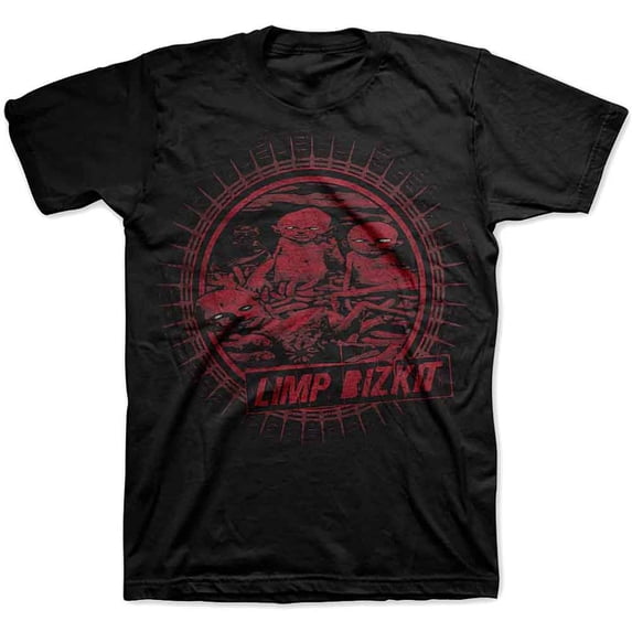 Limp Bizkit Unisex T-Shirt Radial Cover (Large)