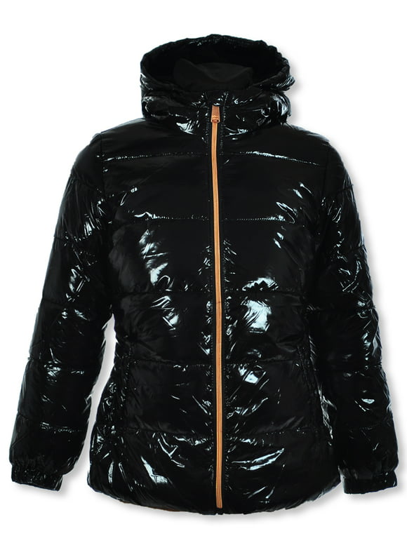Limted Too Girls' Shine Puffer Jacket - black, 2t (Toddler)