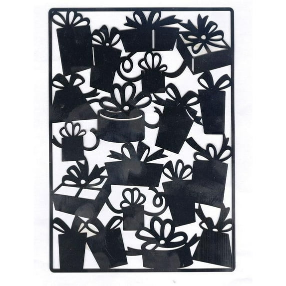 Lin & Lene Embossing Stencil - Presents