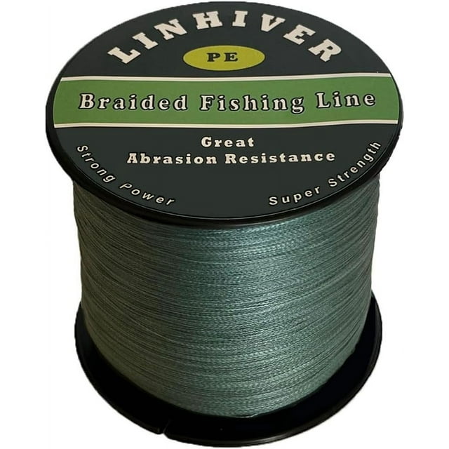 LinHiver Braided Fishing Line, Strong Power, Great Abrasion Resistance