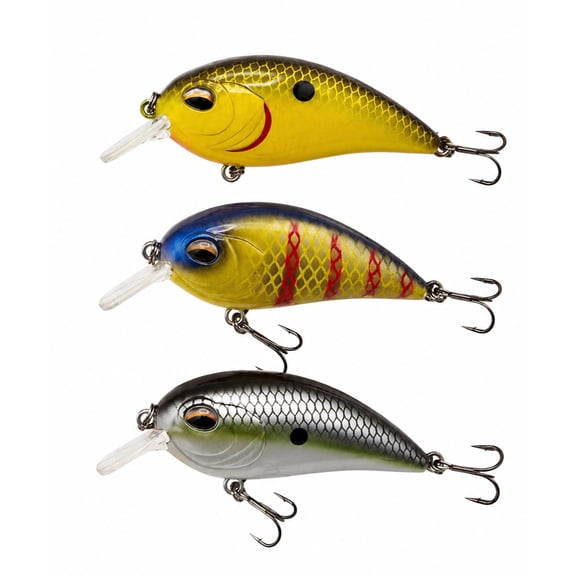 LinHiver Fishing Lures Crankbait – Shallow & Deep Diving Options, Lifelike Wobble Action for Bass Trout Freshwater Saltwater