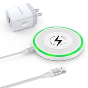 LinQingQ 15W Wireless Charger Fast for Moto Razr 2025/Razr 2024/Razr+ 2024/Razr 60/Razr 50 Ultra,Edge 2025 2024,Edge 50 Ultra,60 Pro,Moto G Stylus 2025,Power 2025,Wireless Charging Pad +QC3.0