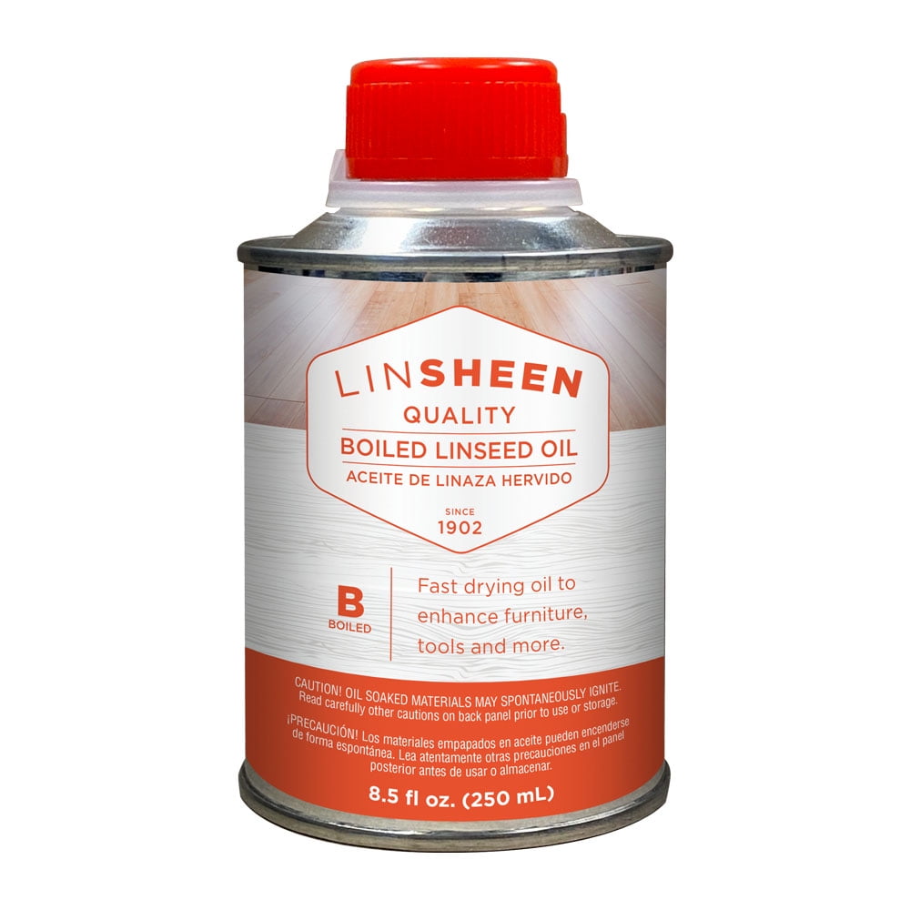 LinSheen Raw Linseed Oil Flaxseed Wood Treatment Conditioner to Rejuvenate, Restore and Condition Wood Patio Furniture, Decks to Kitchen Cutting