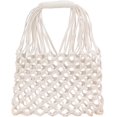 thumbnail image 1 of LinYooLi Beach Mesh Beach Tote Womens Shoulder Handbag Cotton, 1 of 3