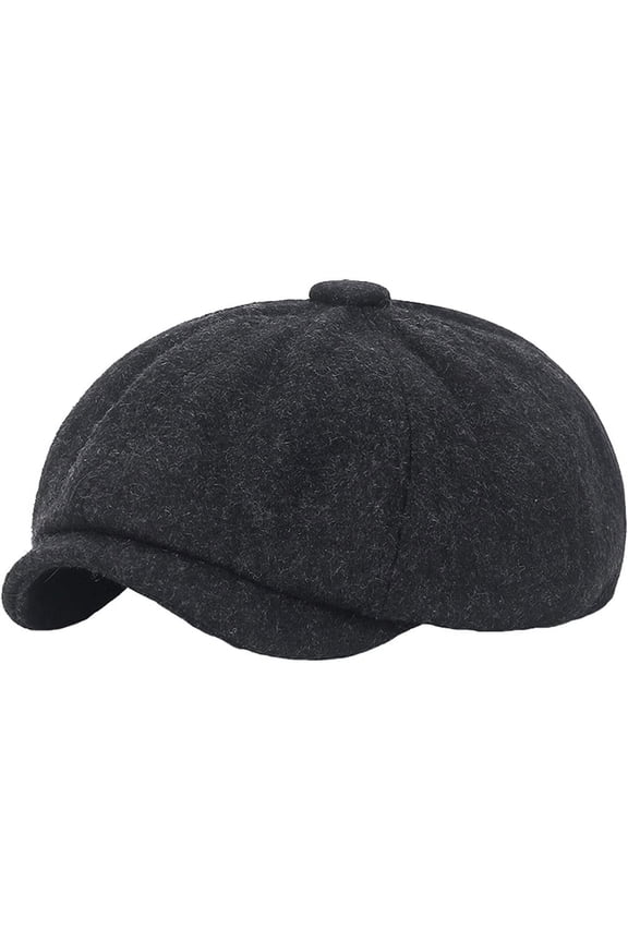 Beret for Middle-Aged and Elderly Men Octagonal Newsboy hat Flat hat Painter's hat