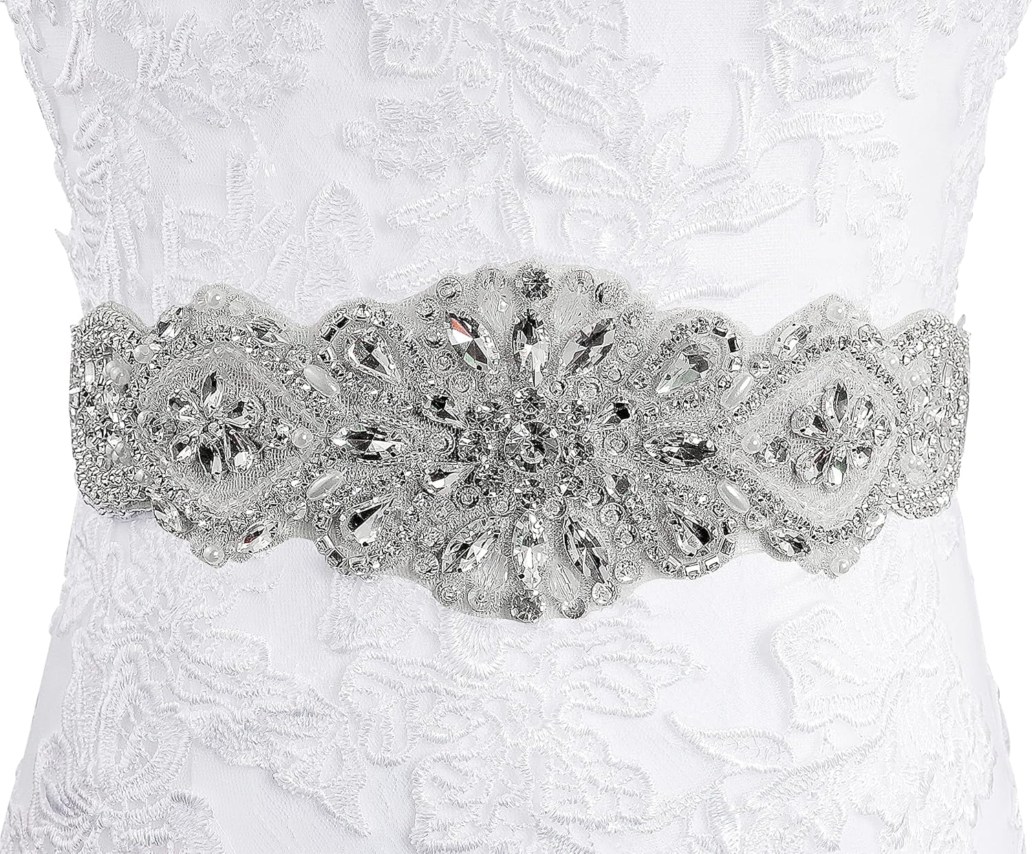 wedding dress beaded belts LinYooLi Bridal Belt for Dresses, Belt Sash for Women, Crystal and Rhinestone Pearl belt for