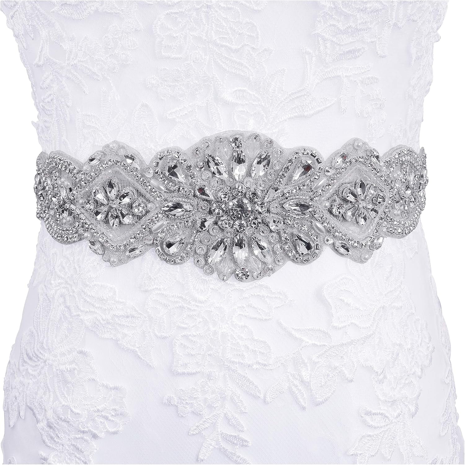 LinYooLi Bridal Belt for Dresses, Wedding Dress Belt Sash for Women,  Crystal Beaded and Rhinestone Belts - Walmart.com