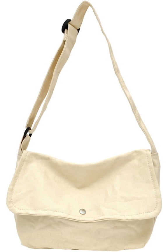 Canvas Messenger Bag for Women Men Grunge Hobo Crossbody Bag Hippie Shoulder Bag Y2k Vintage Aesthetic Streetwear