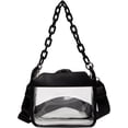 thumbnail image 1 of LinYooLi Clear Bag Stadium Approved Clear Crossbody Bag Concert Stadium Clear Purse Sports Events PVC Shoulder Bag, 1 of 6