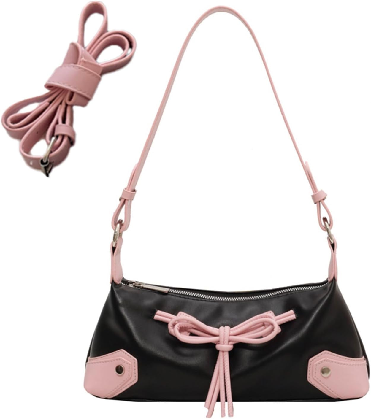LinYooLi Coquette Purse Aesthetic Bow Tie Shoulder Bag for LinYooLi Coquette Purse Aesthetic Bow Tie Shoulder Bag for