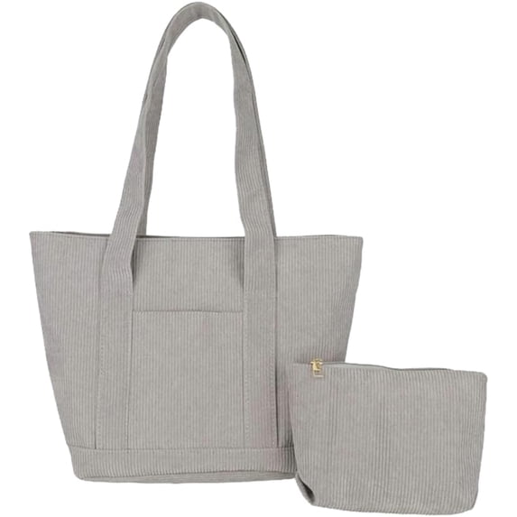 LinYooLi Corduroy Tote Bag Shoulder Bag Women Cute Satchels Hobo Bags CrossBody Purse College Work Travel Bag Tote Handbag 2024