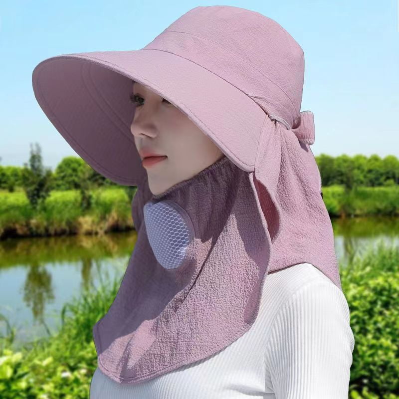 LinYooLi Cotton Picking Hats Female Sunscreen High End Sunscreen Caps