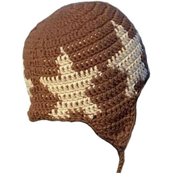 LinYooLi Crochet Hats for Women Stars Beanie Y2k Vintage Beanies Hat Grunge Accessories Emo Slouchy Warm Star Knitted