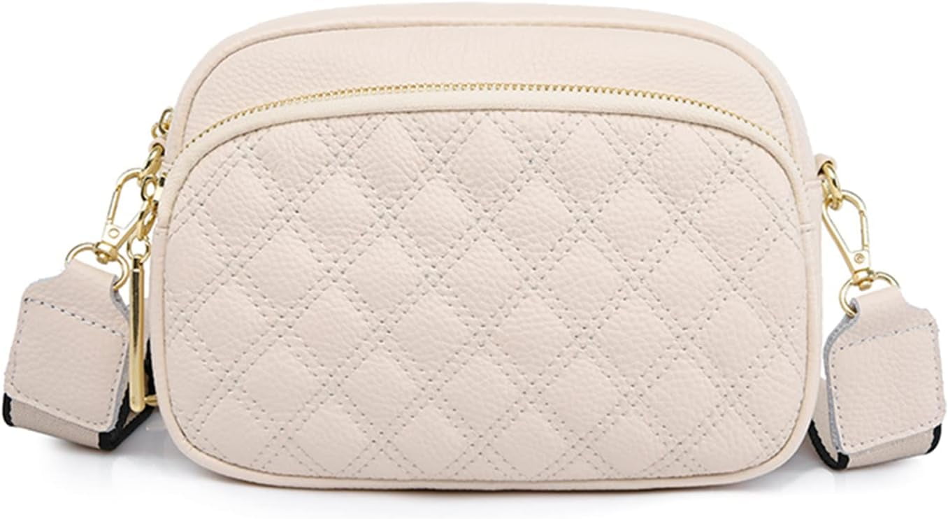 HIGOUTA Small Crossbody Bag For Women - PU Leather Clutch Purse With Adjustable Strap, Multiple Colors