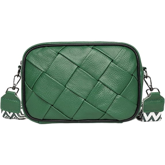 LinYooLi Crossbody Bags for Women, Trendy Leather Crossbody Camera Bag Purse with Guitar Strap Small Shoulder Handbag