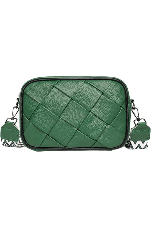 Crossbody Bags for Women, Trendy Leather Crossbody Camera Bag Purse with Guitar Strap Small Shoulder Handbag