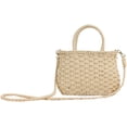 thumbnail image 1 of LinYooLi Cute Basket Shopping Bag Wicker Beach Handbag Seagrass Storage Outdoor Basket, 1 of 4