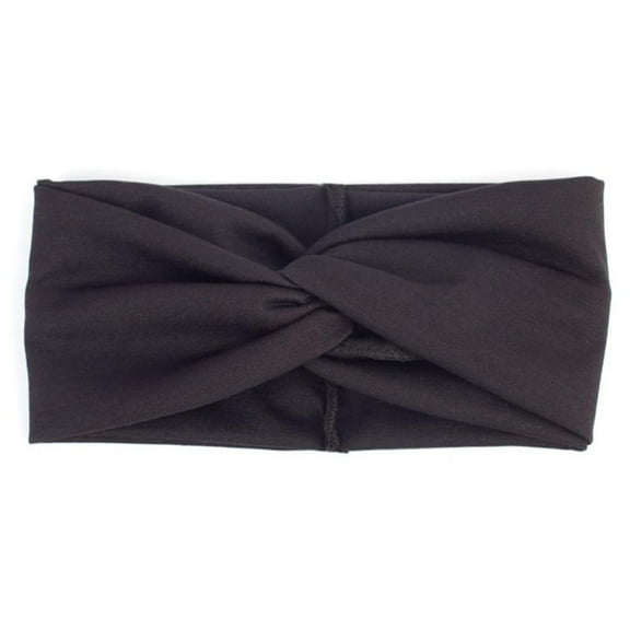 LinYooLi Fashion Candy Color Hair Band Cross Twist Headband Women Girls Sports Yoga Hair Bands,Leopard Print