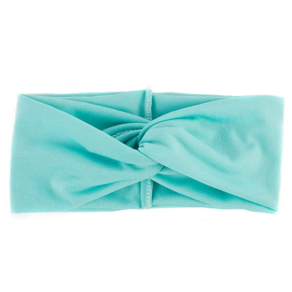 LinYooLi Fashion Candy Color Hair Band Cross Twist Headband Women Girls Sports Yoga Hair Bands,Leopard Print