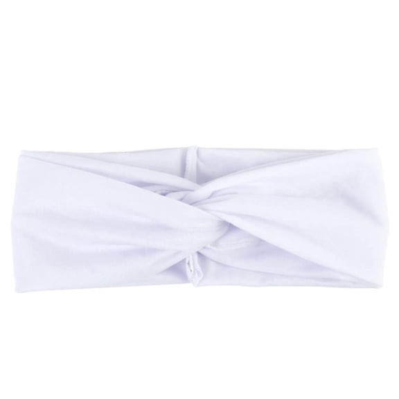 LinYooLi Fashion Candy Color Hair Band Cross Twist Headband Women Girls Sports Yoga Hair Bands,Leopard Print