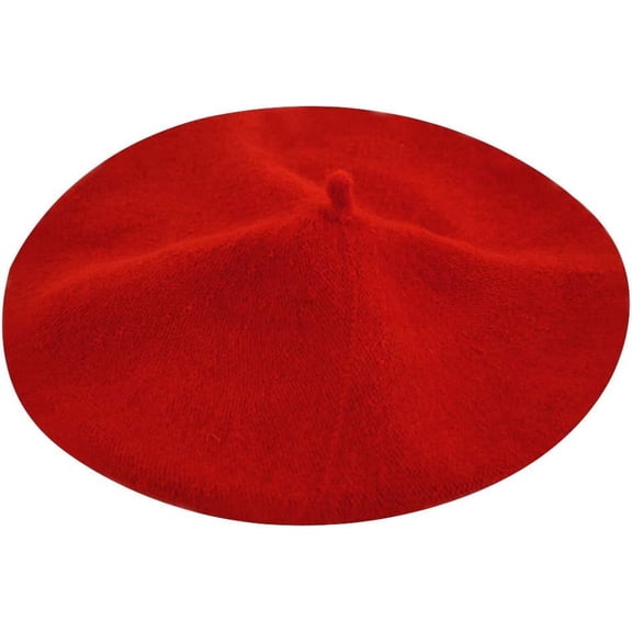 LinYooLi French Wool Beret Hat Artist Painter Cute Dome Beret Hat Girls Winter Warm Beanie Cap