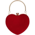 thumbnail image 1 of LinYooLi Heart Shape Evening Bag Party Clutch Handbag Chain Shoulder Bag, 1 of 6
