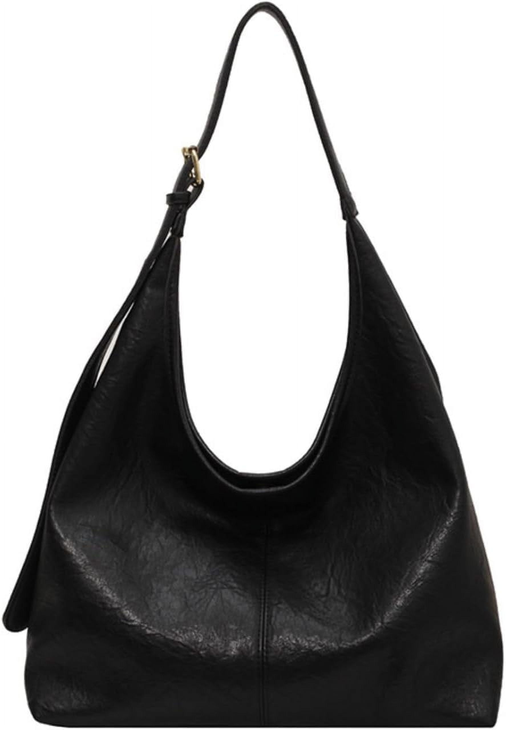 LinYooLi Hobo Bags for Women Soft PU Leather Tote Shoulder Bag