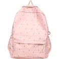 thumbnail image 1 of LinYooLi Kawaii Floral Print Backpack with Pendant Preppy Backpack Cottagecore Bag Coquette Aesthetic Backpack Daypack (White,One Size), 1 of 7
