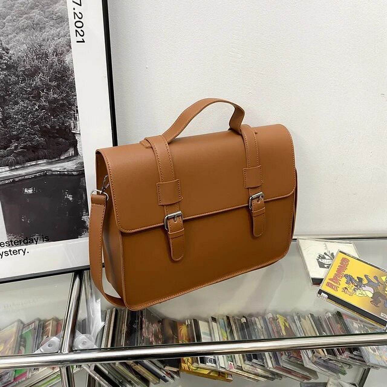 LinYooLi Korean Vintage Women Backpacks Postman Preppy Style School Backpack Commuter Female Men