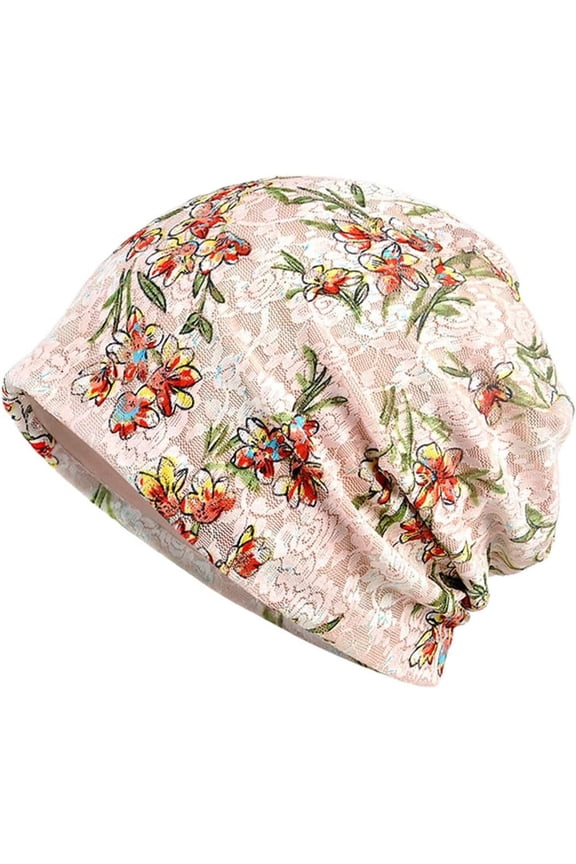 Lady Lace, Bonnet Bonnet with Flowers, Loose-Fitting Cap, Women's Fashion hat